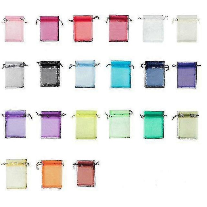 Set 100 Pungi pentru Fructe 30x20cm, Protectie Struguri, Culoare Multicolor