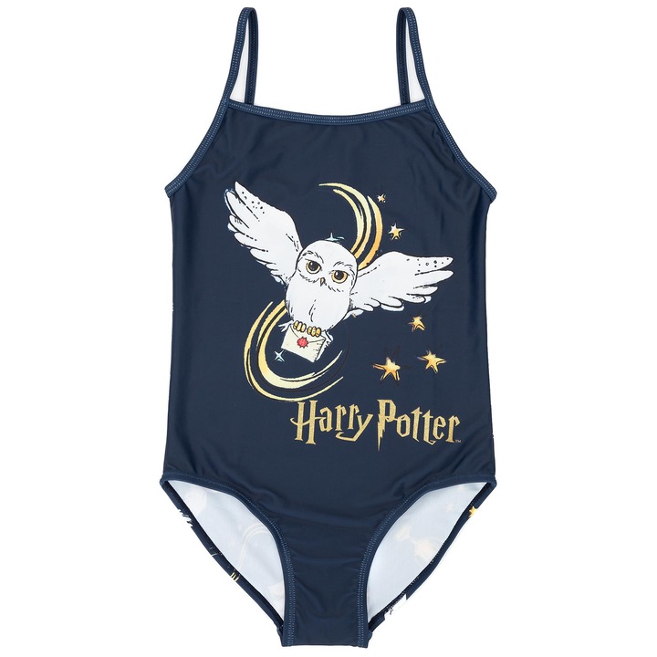 Детски бански, модел Harry Potter, полиестер/еластан, тъмносин