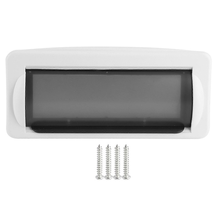 Vízálló burkolat tengeri DVD rádióhoz, fehér, 182x52mm méret, rögzítő készlet