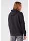 Férfi kapucnis pulóver, Wrangler, Slogan kapucnis pulóver, Unauthorized, Normál szabású, Egyszerű, 100% pamut, Kényelmes, Tartós, Légáteresztő, Puha, Ideális mindennapi használatra, 3XL méret, Fekete