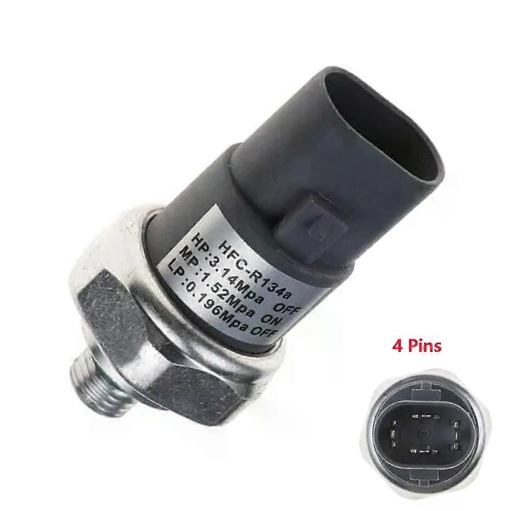 A/C nyomásérzékelő, B01A-61-503, 4 tűs, fekete, Mazda modellekhez