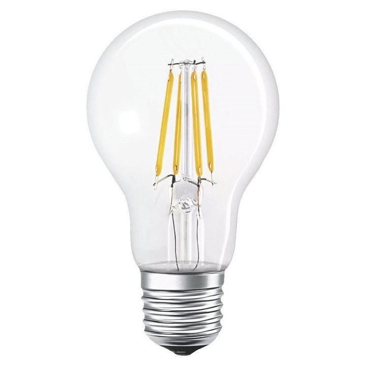 LED крушка с нажежаема жичка 4 W, A60, 2700 K, E27, прозрачно/златно покритие