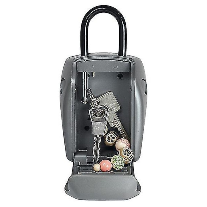 Master Lock 5414E hordozható széf, cink bevonatú, 4 számjegyű kombináció, 131x190x53mm