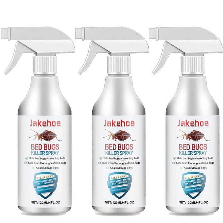 Bolhairtó és atkairtó spray, 3 darab, mentakivonat, édesgyökér kivonat, varázsmogyoró kivonat