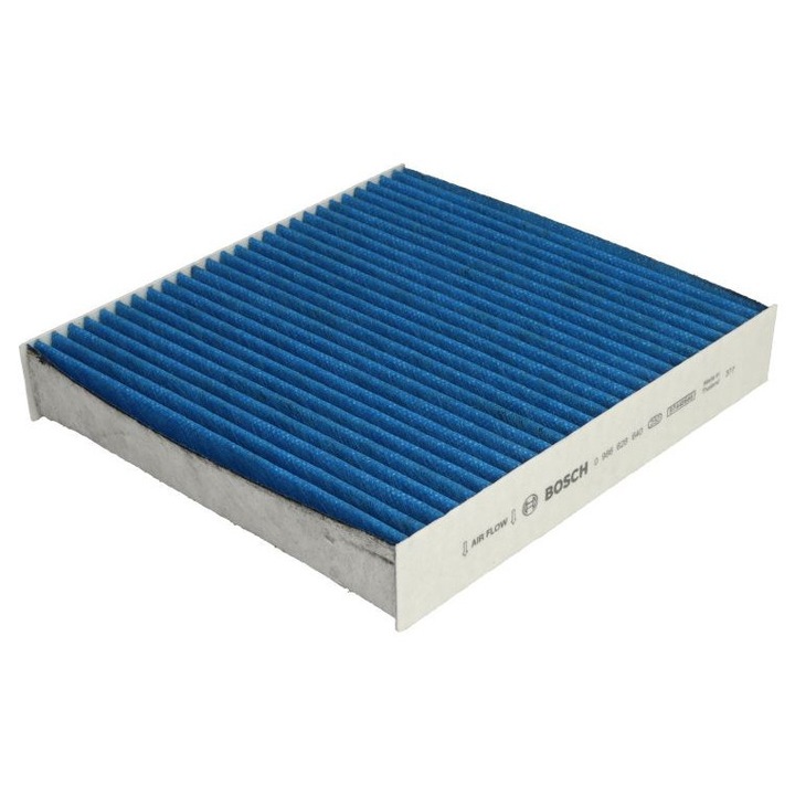 Aktív szénnel dúsított, antiallergén, gombaölő, antibakteriális utastér-szűrő DACIA BIGSTER, DUSTER, JOGGER, LOGAN II, LOGAN III, LOGAN MCV II, SANDERO II, SANDERO III 0.9-Elektromos 10.12- BOSCH