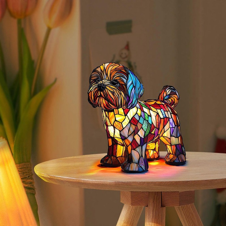 Veioza, LED, design adorabil, dimensiune mica, set cu cablu de alimentare, multicolor