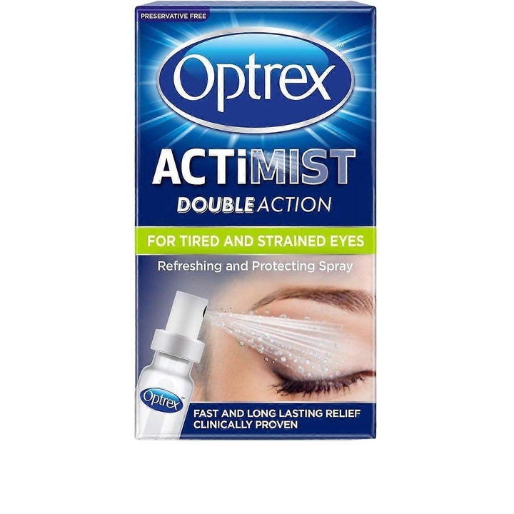 Set 3 x Spray pentru ochi, Optrex, confort, hidratare