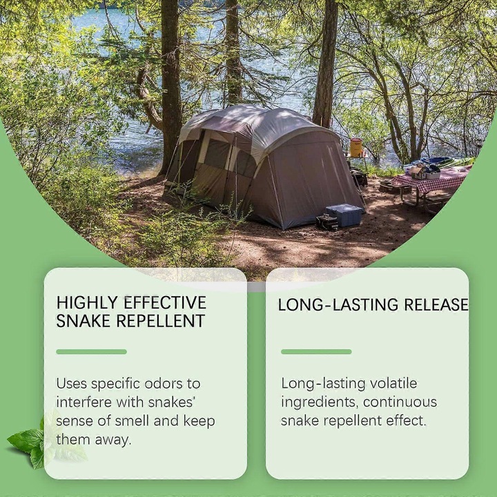 Repelent pentru serpi, protectie de lunga durata, sigur pentru animale de companie, 1 bucata