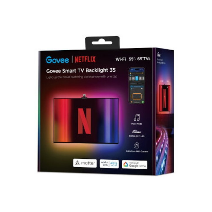 Banda LED Govee iluminare de fundal 55-65 inch, utilizare interior