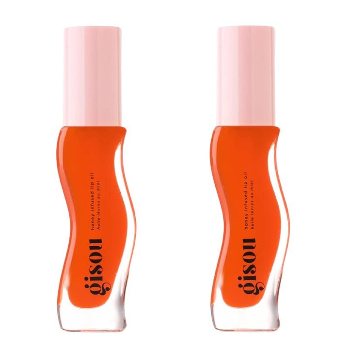 Гланц за устни, Gisou, Mango, 2 x 8 мл