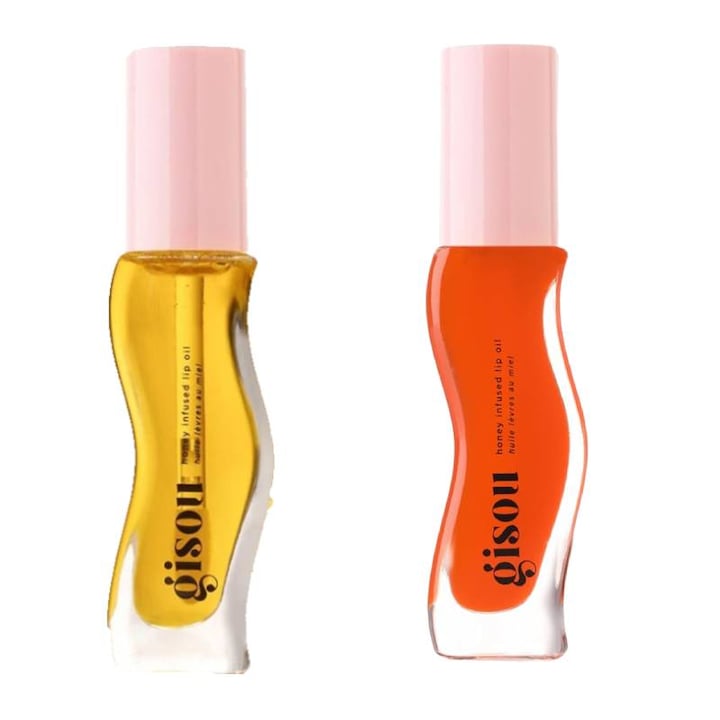 Luciu de buze, Gisou, Honey Gold, 2 x 8ml, hidratant