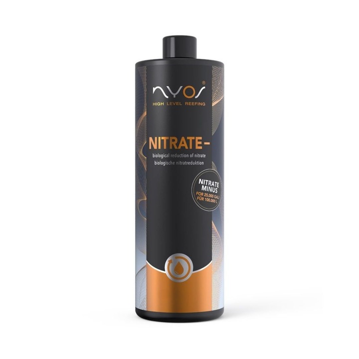 Nyos Nitrate Minus, 1000 мл, биологичен препарат за намаляване на нитратите, без метанол, за морски аквариуми