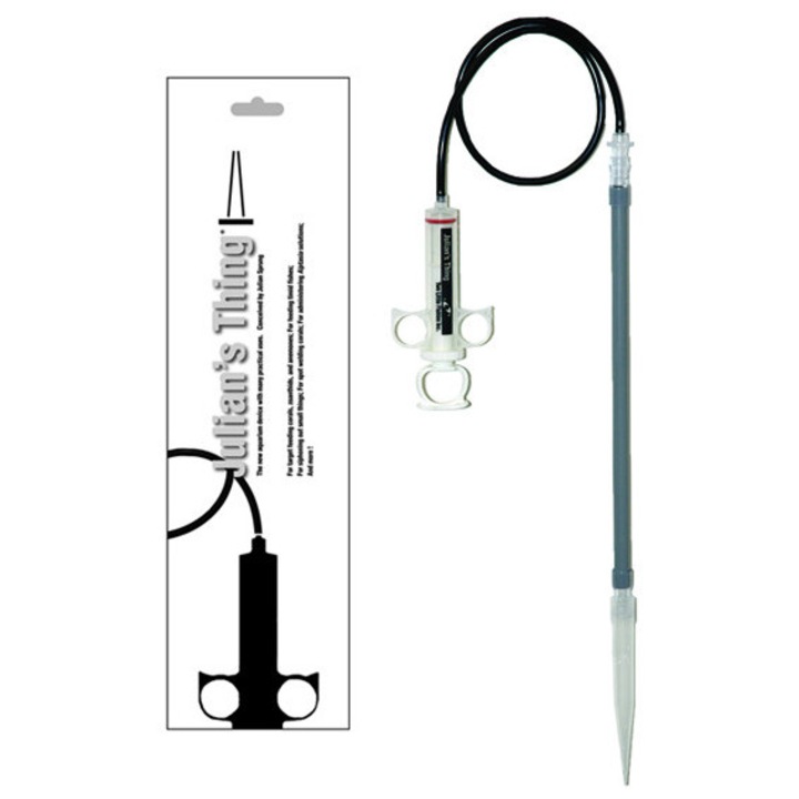 Dispozitiv multifunctional Two Little Fishies JulianAs Thing, 30,5x61cm, pentru hranirea coralilor si curatarea substratului