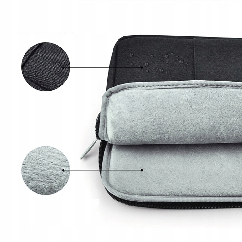 Carcasa pentru MacBook, 13 inchi, neopren, negru