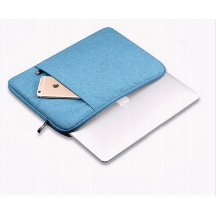 Husa, 13 inci, Protectie impotriva zgarieturilor, Buzunar pentru telefon, Material de inalta calitate, Dimensiuni 31, 5 x 23 cm