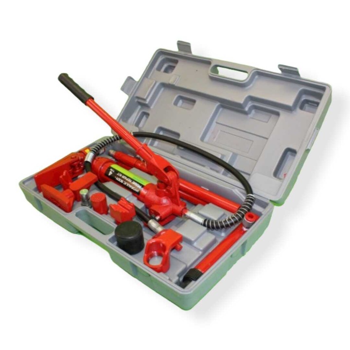 Haina HA-6467 – Set de presă hidraulică de caroserie de 4 tone (13 piese)