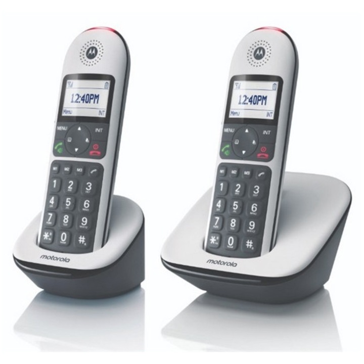 Telefon fără fir, MOTOROLA CD5002, DECT, ALB