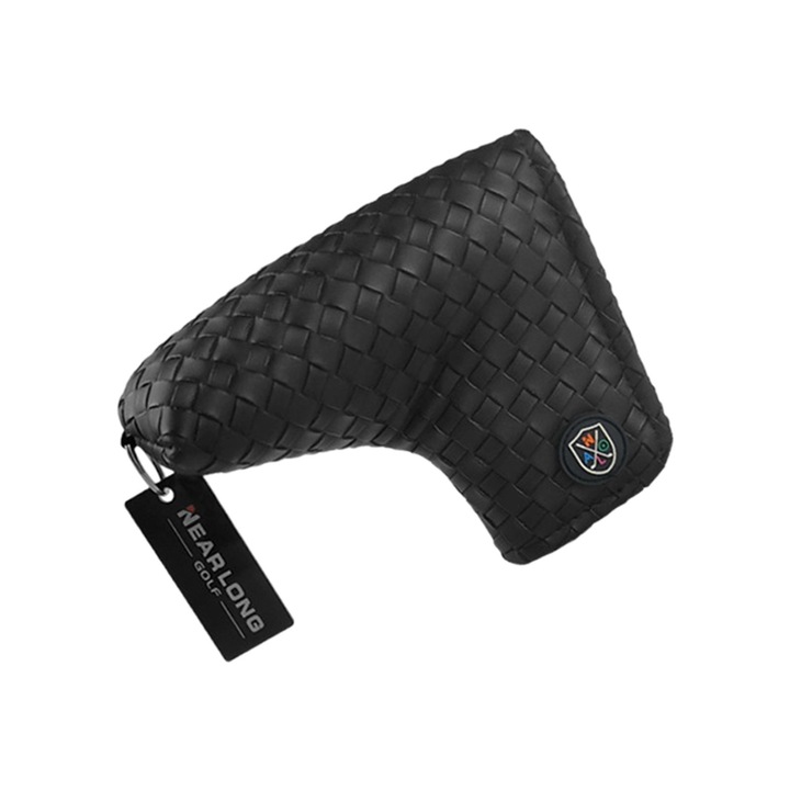 Husa pentru capul putterului de golf, accesorii de golf din piele PU, protectie confortabila pentru cap
