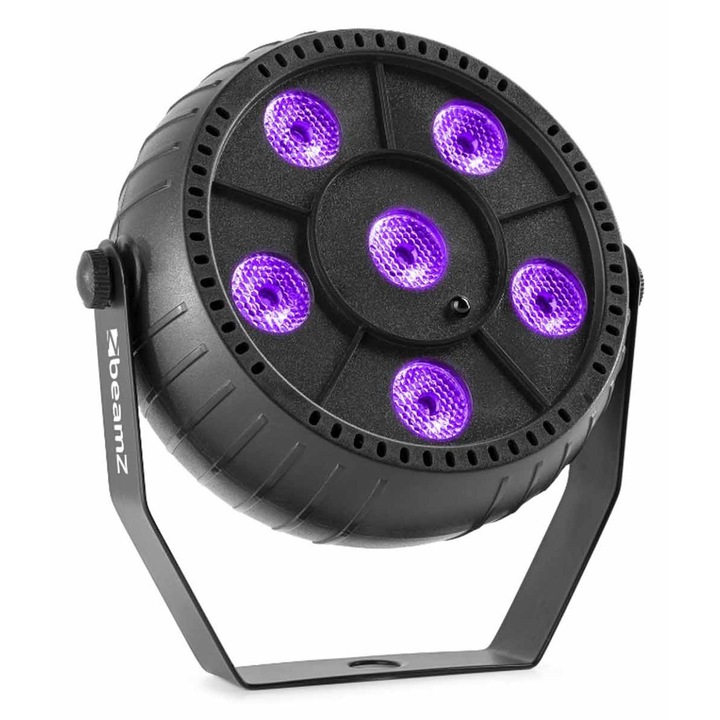 Fuzzix PLP14 akkumulátoros (6X 1W) UV party PAR lámpa