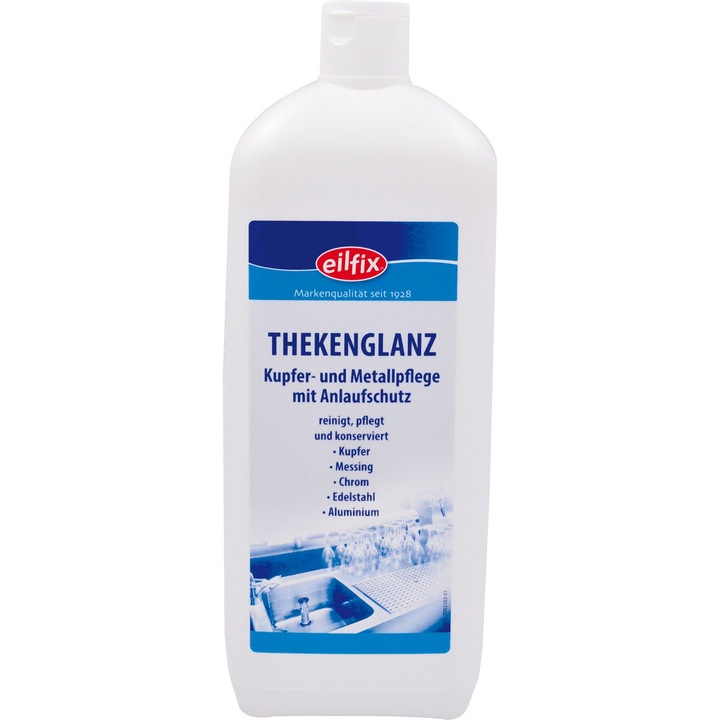 Produse de curatat, Detergent pentru otel inoxidabil, Solutie curatat cupru - 1L, sticla