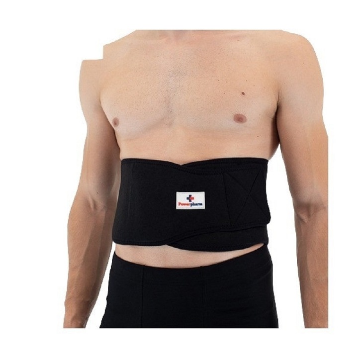 Centura de sustinere lombara, de sold si de spate Powerpharm Kepler Medium
