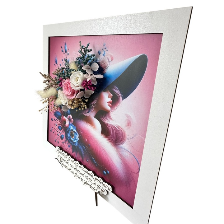 Tablou cu flori criogenate