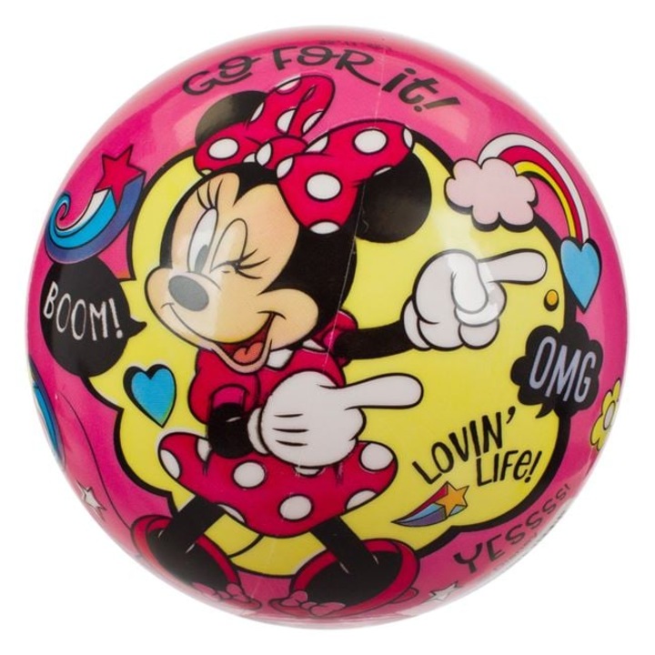 Minnie egér strandlabda, műanyag, 14 cm átmérőjű