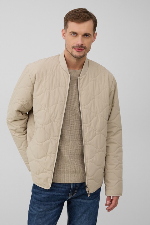 s.Oliver, Jacheta uni cu fermoar, Maro nisip