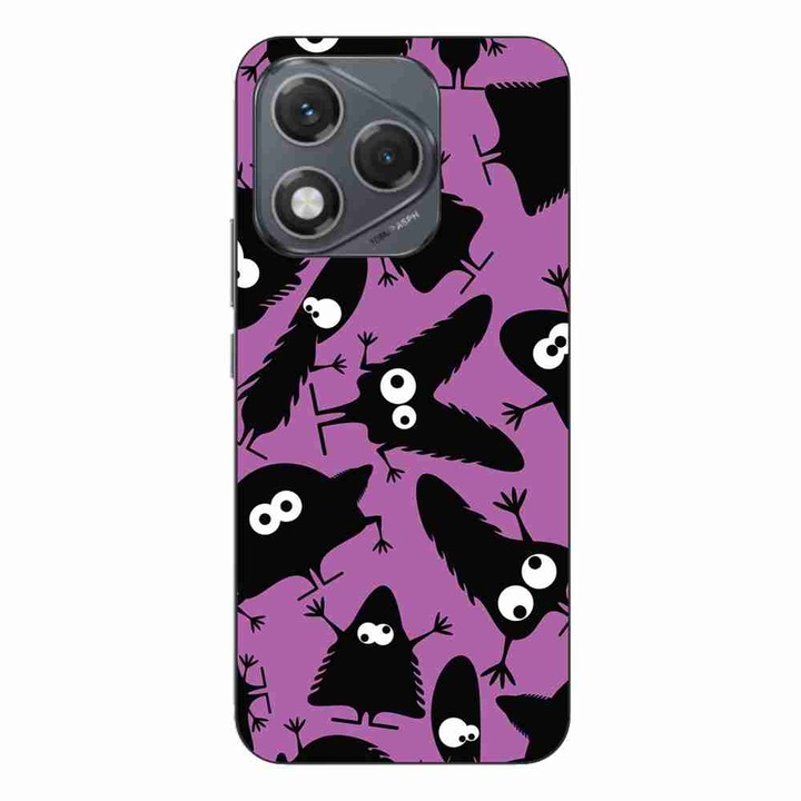 Husa compatibila cu Honor 400 Lite Silicon Gel Tpu Model Monstri Negri