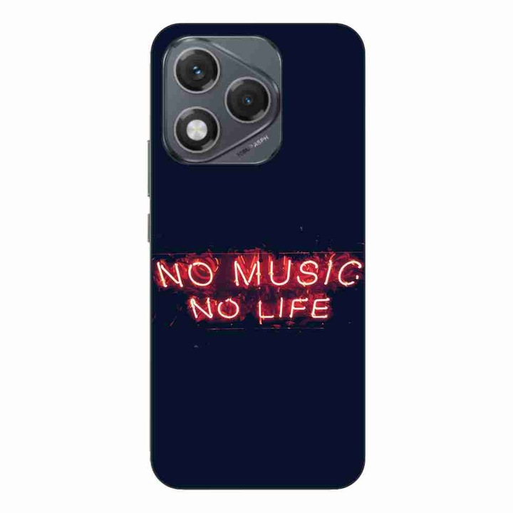 Husa compatibila cu Honor 400 Lite Silicon Gel Tpu Model No Music No Life