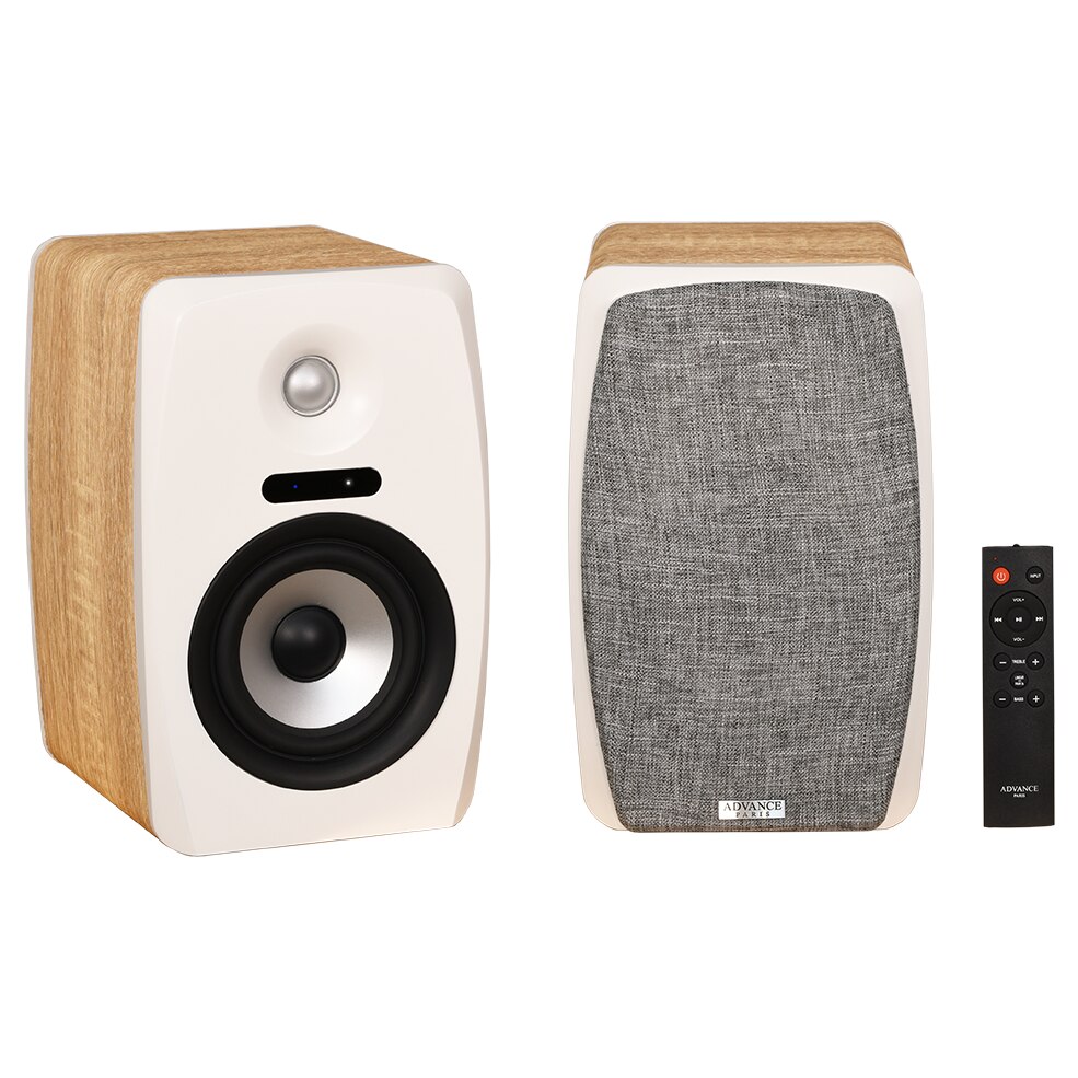 Boxe active Advance Paris - ZENEO ZX Bluetooth, culoarea lemnului deschis