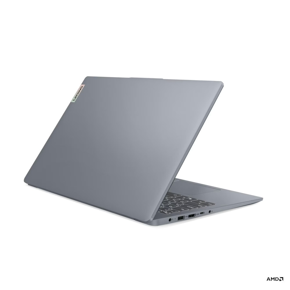 Laptop Lenovo IdeaPad Slim 3 15ABR8 Office, 15.6 inch, AMD Ryzen 5 5625U pana la 4.3 GHz, 8GB RAM, 512GB SSD, AMD Radeon Graphics, Windows 11 Home, Arctic Grey