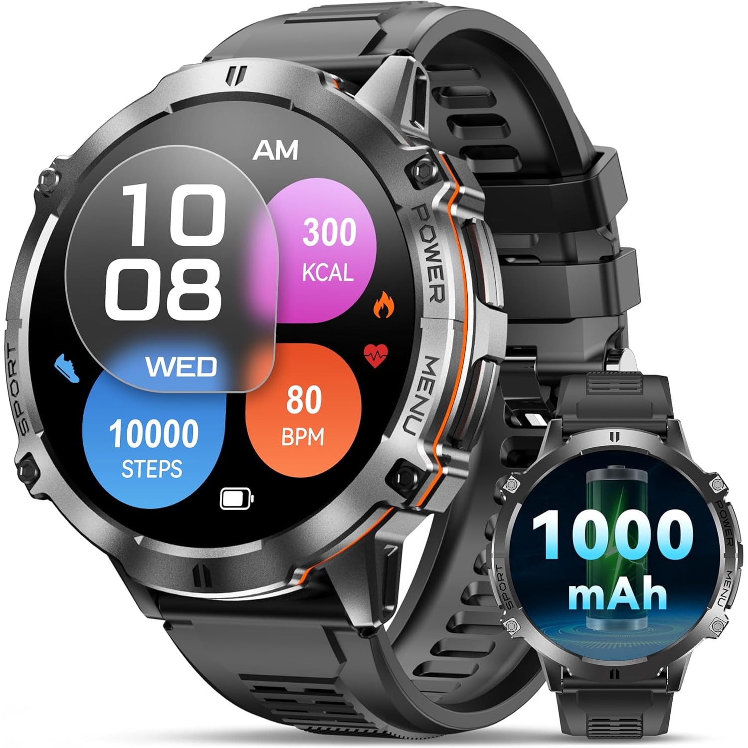 Ceas Smartwatch 1.73”AMOLED Full Touch, ESL By Essential Level