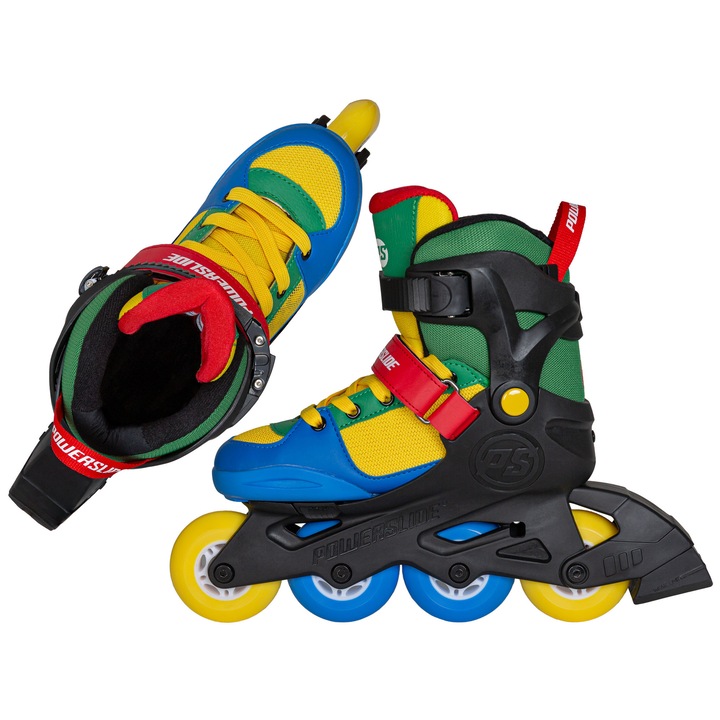 Role Powerslide Rocket Motley ajustabile 29-32 pentru copii