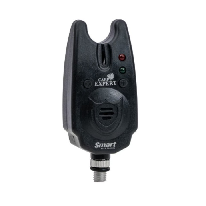 Senzor pescuit Smart bite alarm, avertizor sonor si luminos, relaj volum, ton, sensibilitate, digital, alimentare baterie 9v