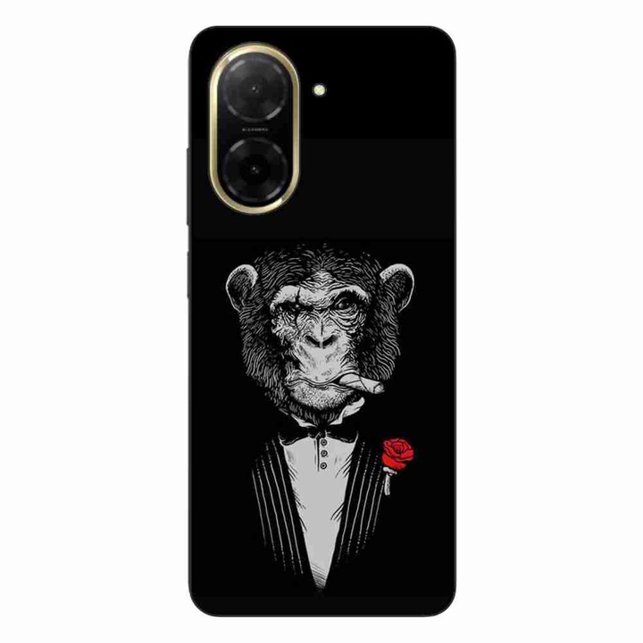 Husa compatibila cu Xiaomi Redmi A5 Silicon Gel Tpu Model Cigar Monkey