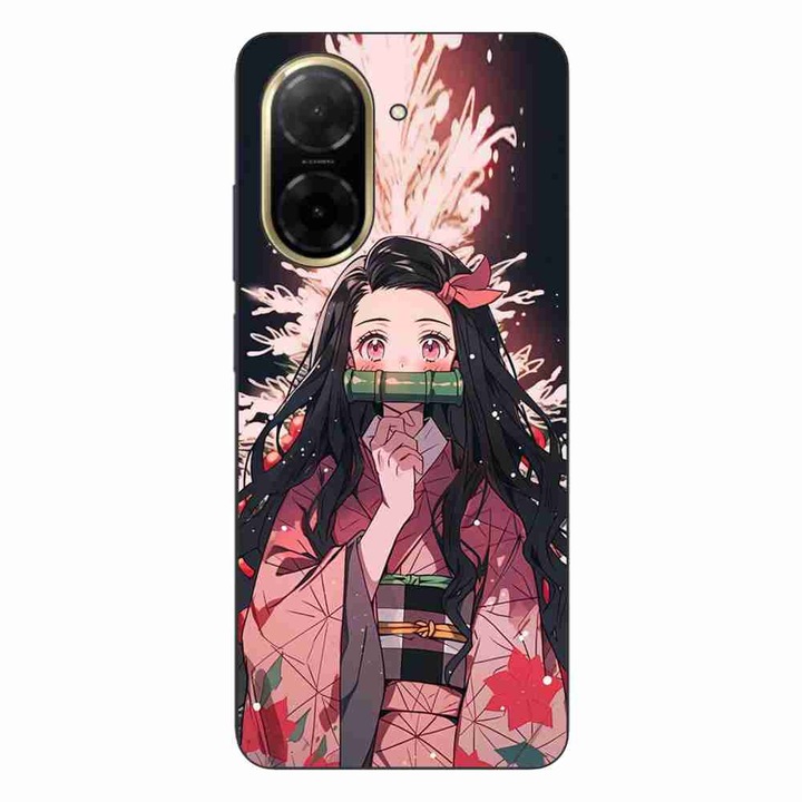Husa compatibila cu Xiaomi Redmi A5 Silicon Gel Tpu Model Demon Slayer Nezuko