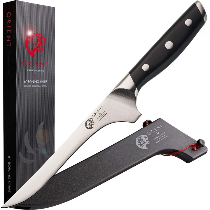 Orient csontozókés, Origin Series, X50 Ultra + német rozsdamentes acélból, fekete