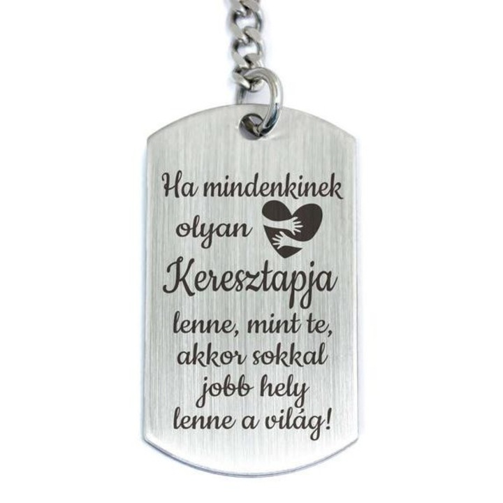 Un Nas ar fi un breloc cu pandantiv din otel