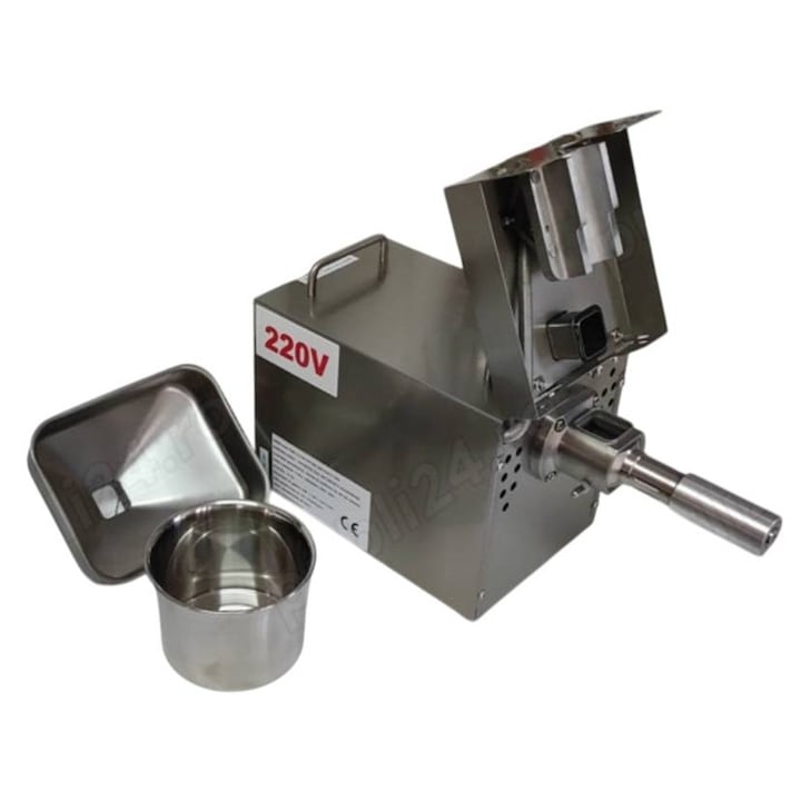 Presa manuală pentru ulei Jobs Ahead Group, inox, 0.4Kw, 560x270x330mm