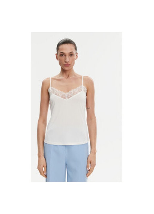 Top dama Morgan, M2BETINA, Modal/Poliester, Ecru, Ecru
