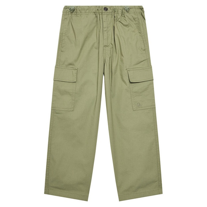 United Colors Of Benetton fiu nadrag, 4L2VCF04I, pamut, zold, Zöld