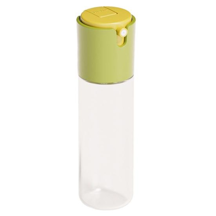 Pulverizator și dozator de ulei 2 în 1, sticlă și PVC, verde, 300 ml