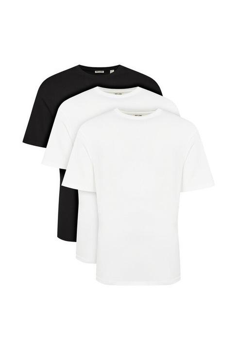 Set 3 tricouri barbati Only Sons, 22034550, Bumbac/Poliester, Alb, Alb