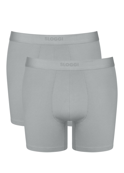Set 2 boxeri barbati Sloggi, Negru