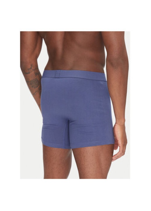 Set 2 boxeri barbati Sloggi, 10222372, Bumbac/Elastan, Albastru, Albastru