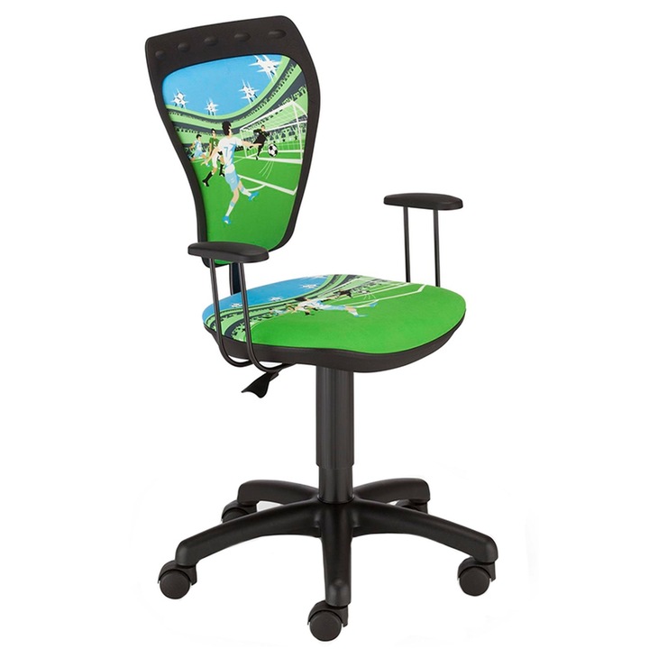 Детски стол Ministyle Black LA-LIGA, Nowy Styl, Дамаска