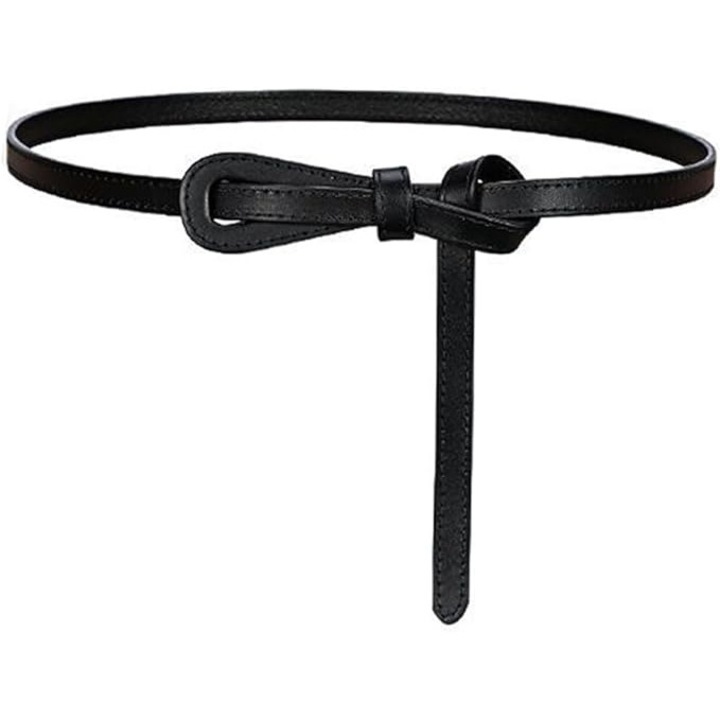 Тънък колан за жени Umetoop, 70-95см, с два слоя телешка кожа, колан за облекло, за костюми, панталони, дънки, рокли