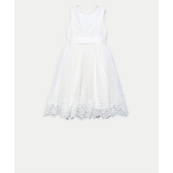 Рокля за момиче Abel Lula, 5033, Полиамид/Полиестер, Бяла, Бял