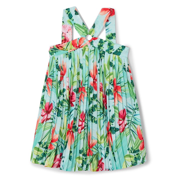 Лятна рокля Mayoral за момичета, 3934, Полиестер, Многоцветна, Многоцветен